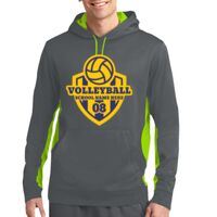 Sport Wick ® Fleece Colorblock Hooded Pullover Thumbnail