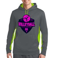 Sport Wick ® Fleece Colorblock Hooded Pullover Thumbnail