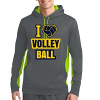 Sport Wick ® Fleece Colorblock Hooded Pullover Thumbnail
