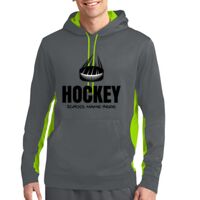 Sport Wick ® Fleece Colorblock Hooded Pullover Thumbnail
