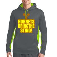 Sport Wick ® Fleece Colorblock Hooded Pullover Thumbnail