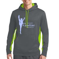 Sport Wick ® Fleece Colorblock Hooded Pullover Thumbnail