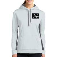 Ladies Sport Wick ® Fleece Colorblock Hooded Pullover Thumbnail