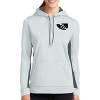 Ladies Sport Wick ® Fleece Colorblock Hooded Pullover Thumbnail