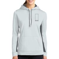 Ladies Sport Wick ® Fleece Colorblock Hooded Pullover Thumbnail