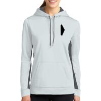 Ladies Sport Wick ® Fleece Colorblock Hooded Pullover Thumbnail