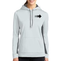 Ladies Sport Wick ® Fleece Colorblock Hooded Pullover Thumbnail