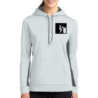 Ladies Sport Wick ® Fleece Colorblock Hooded Pullover Thumbnail