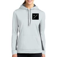 Ladies Sport Wick ® Fleece Colorblock Hooded Pullover Thumbnail