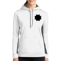 Ladies Sport Wick ® Fleece Colorblock Hooded Pullover Thumbnail