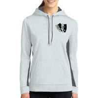 Ladies Sport Wick ® Fleece Colorblock Hooded Pullover Thumbnail