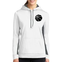 Ladies Sport Wick ® Fleece Colorblock Hooded Pullover Thumbnail