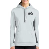 Ladies Sport Wick ® Fleece Colorblock Hooded Pullover Thumbnail