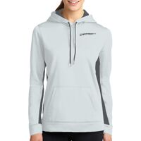 Ladies Sport Wick ® Fleece Colorblock Hooded Pullover Thumbnail